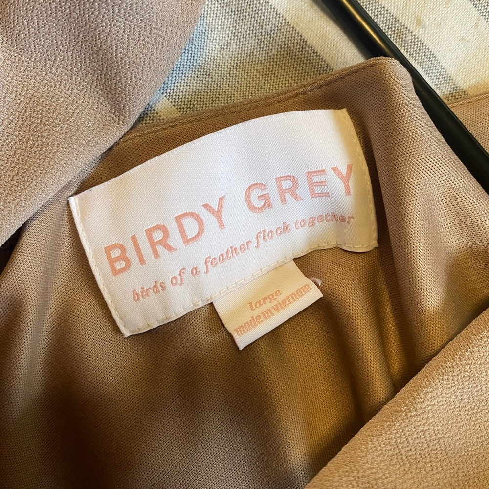Birdie Grey Shamin Dress $99 Crepe Taupe View 3